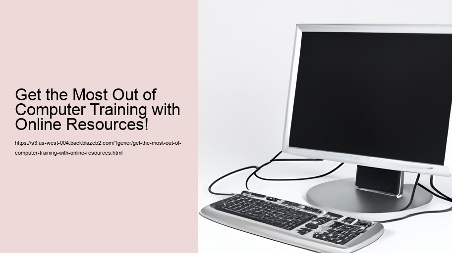 Get the Most Out of Computer Training with Online Resources! 
