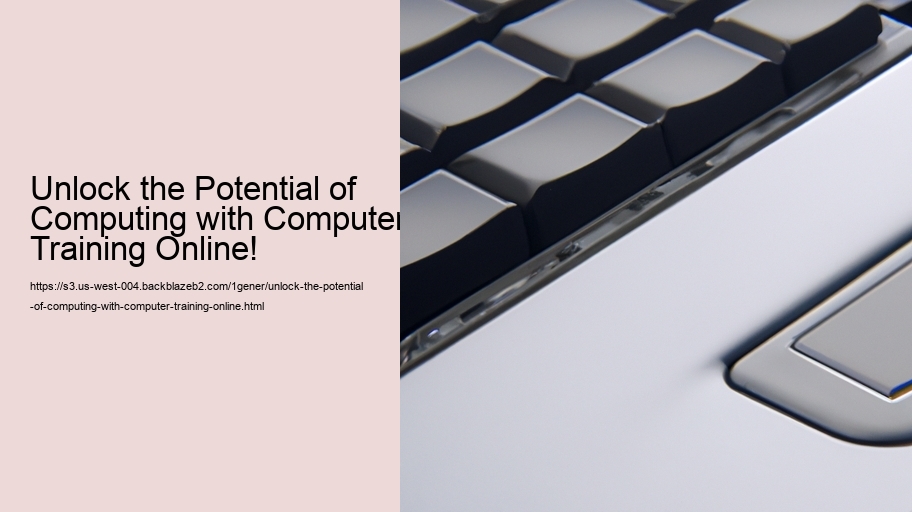 Unlock the Potential of Computing with Computer Training Online! 